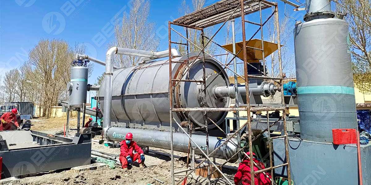 BLJ-16 Oil Sludge Pyrolysis Plant in China